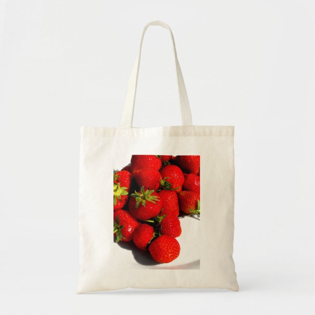 Bolso De Tela Fresas (Frente)