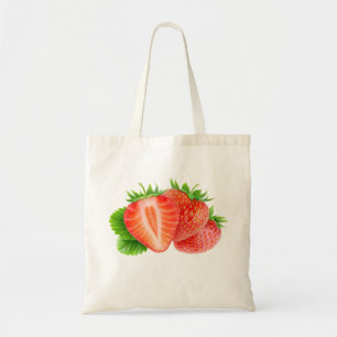 Bolso De Tela Fresas