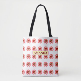 Bolso De Tela Fresas Dulces Jugosas Fruta de Verano 