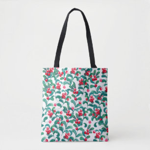 Bolso De Tela Fresas silvestres acuáticas, patrón sin costuras.