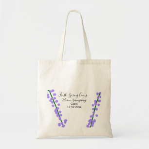 Bolso De Tela Frescas flores de lavanda para acampar en primaver