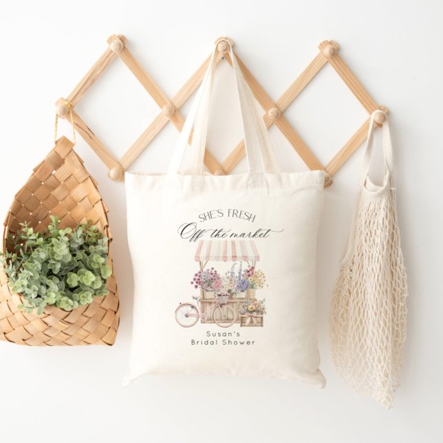 Bolso De Tela Fresco del mercado Carro de flores Ducha de novia (Subido por el creador)
