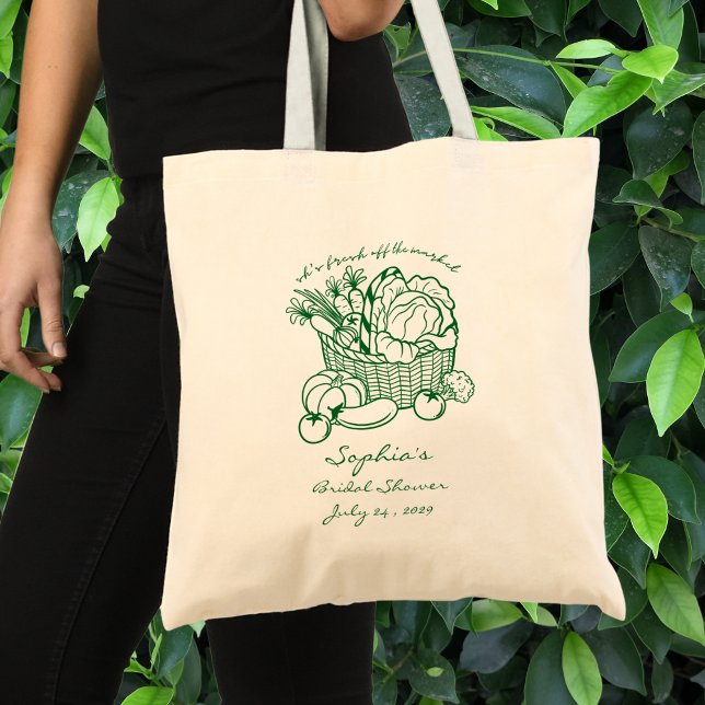 Bolso De Tela Fresco Del Mercado De Los Agricultores De La Ducha (Subido por el creador)