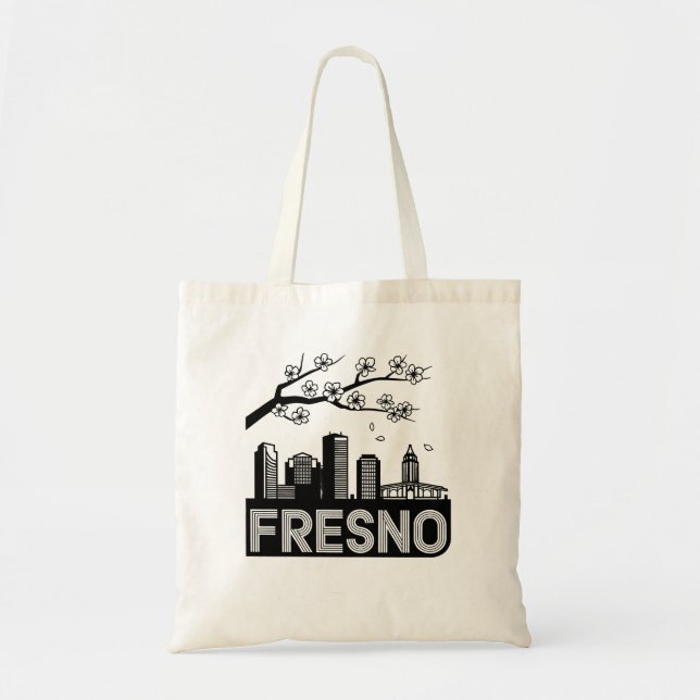 Bolso De Tela Fresno City California Estados Unidos (Frente)