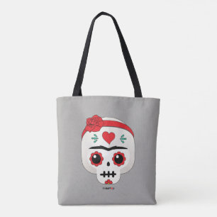 Bolso De Tela Frida Kahlo   Frida Moji - Calavera azucarera