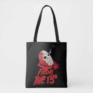 Bolso De Tela Friday the 13th   Knife Through Hockey Mask