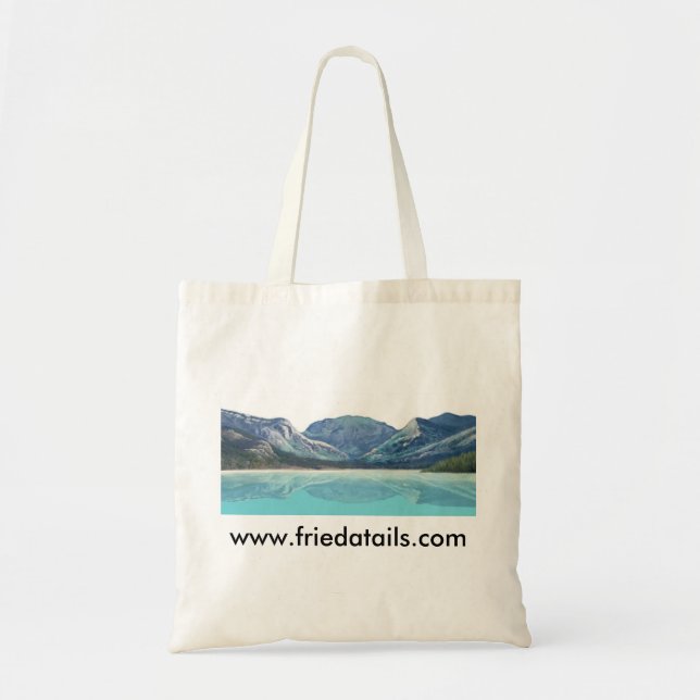 Bolso De Tela Frieda ata - las montañas - el tote del (Frente)
