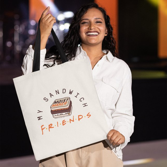 Bolso De Tela FRIENDS™ | Mi Sandwich (Person holding tote bag)