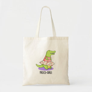 Bolso De Tela Frock odile Funny Crocodile Pun