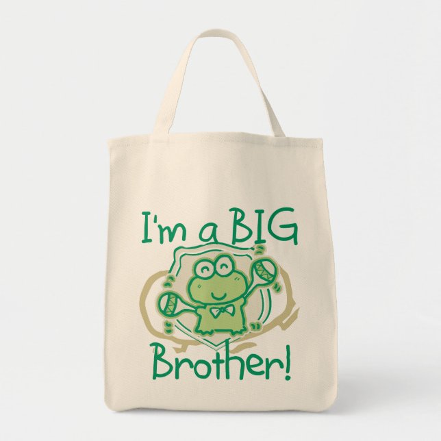 Bolso De Tela Frog Big Brother (Frente)