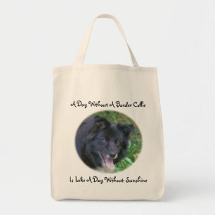 Bolso De Tela Frontera Collie Love Sunshine Cute Dog