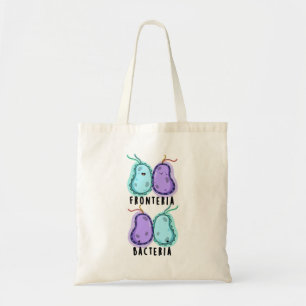 Bolso De Tela Fronteria Bacterias Funny Biology Pun
