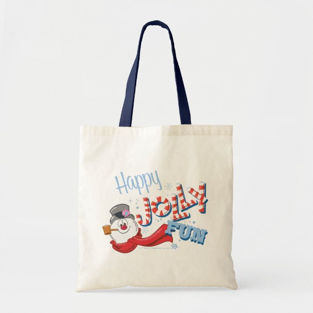 Bolso De Tela Frosty the Snowman™ | Happy Jolly Fun (Frente)
