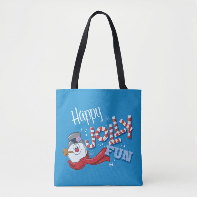 Bolso De Tela Frosty the Snowman™ | Happy Jolly Fun (Anverso)