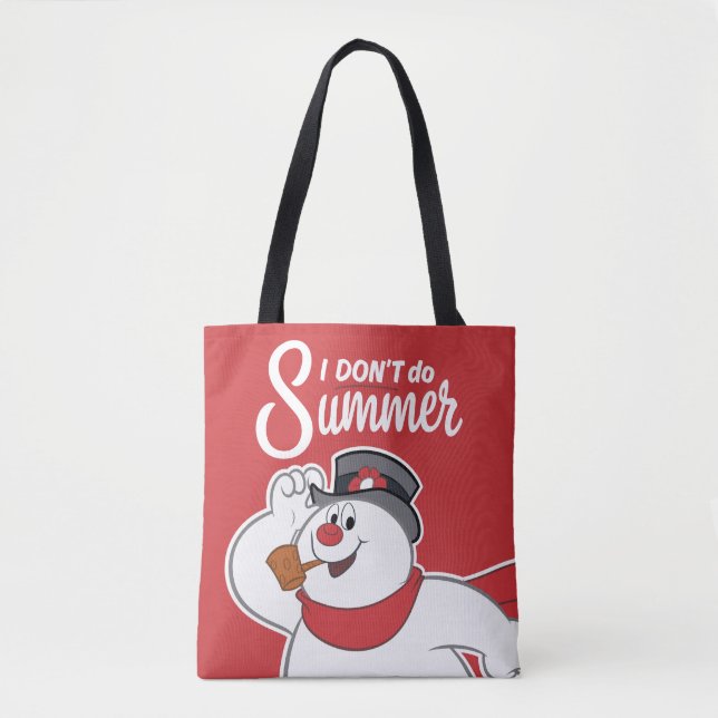 Bolso De Tela Frosty the Snowman™ | No hago verano (Anverso)