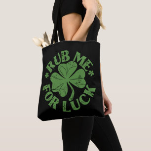 Bolso De Tela Frótame para la suerte día de San Patricio Trébol