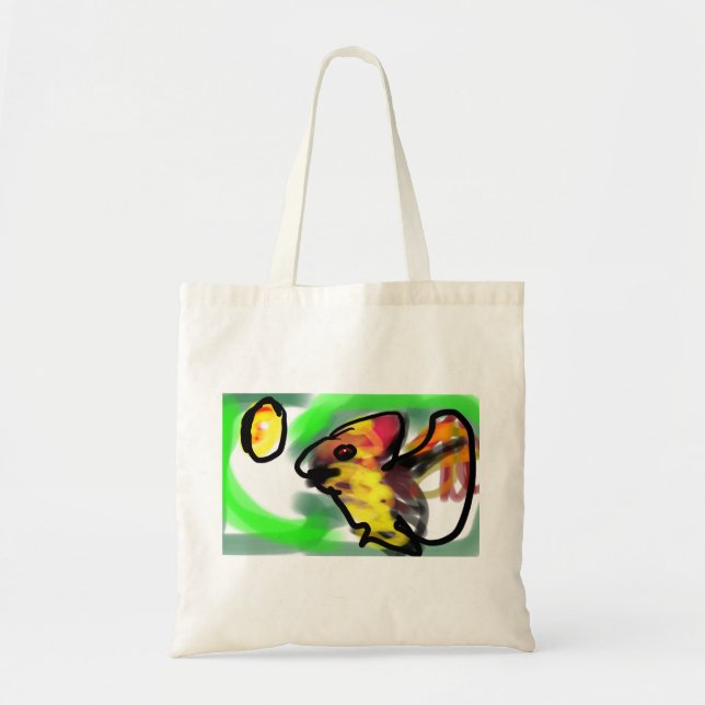Bolso De Tela Fruit bat  art (Frente)