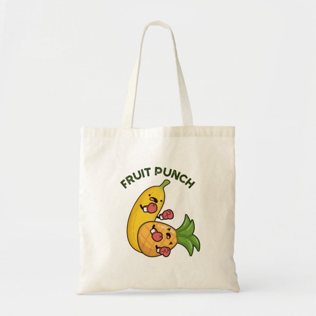 Bolso De Tela Fruit Punch Funny Bebe Pun (Frente)