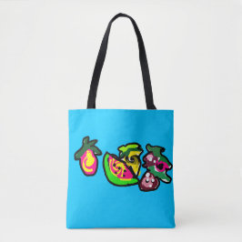 Bolso De Tela Fruits art fun 
