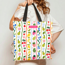 Bolso De Tela Fruits Pattern Food Summer Elegant Stylish