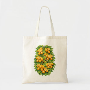 Bolso De Tela Fruta cítrica botánica kumquat