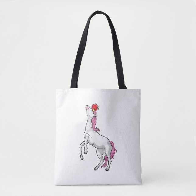 Bolso De Tela Fruta de Apple Unicorn (Anverso)