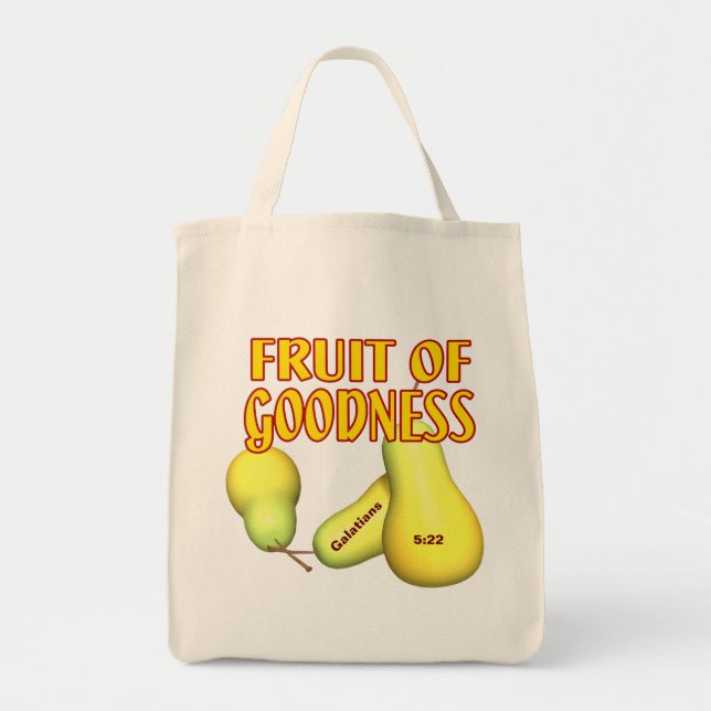 Bolso De Tela Fruta de la bondad (Frente)