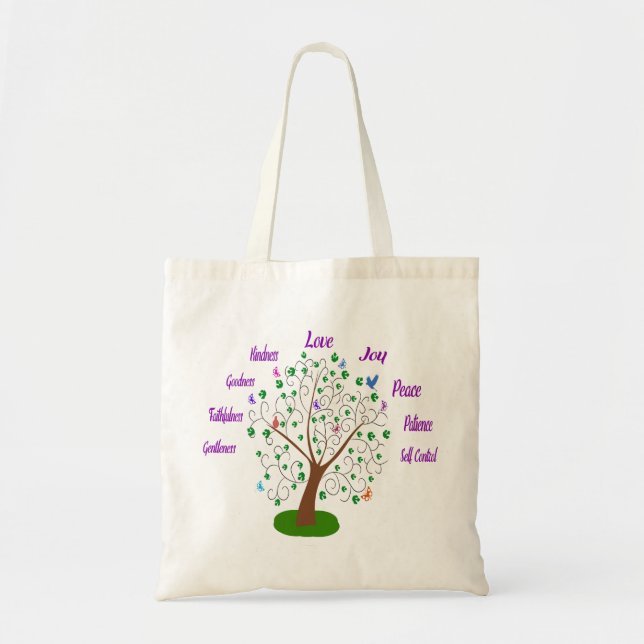 Bolso De Tela Fruta del árbol del alcohol (Frente)