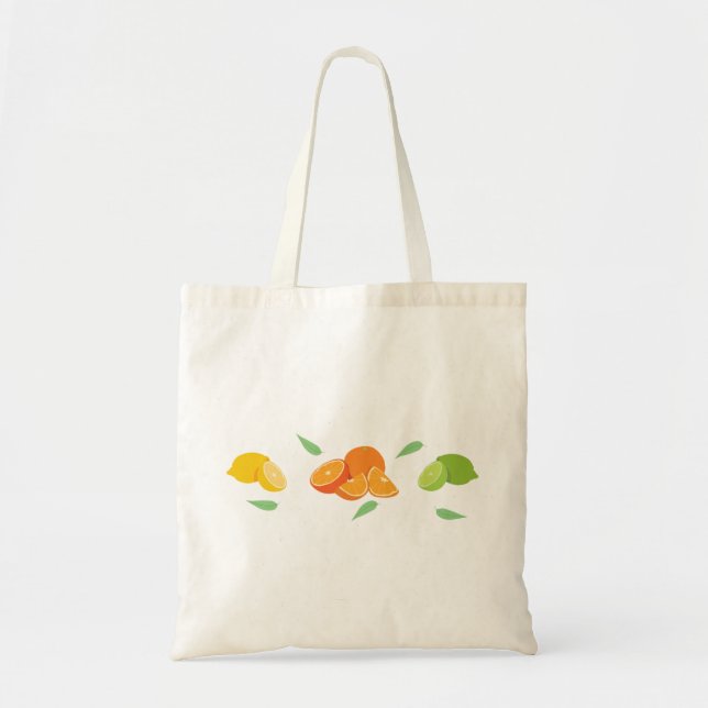 Bolso De Tela Fruta del cítrico (Frente)