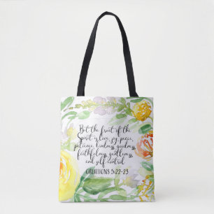 Bolso De Tela Fruta del espíritu   Arte cristiano