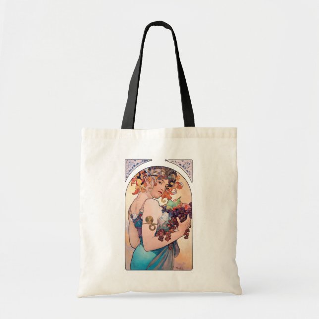 Bolso De Tela Fruta, Mucha (Frente)
