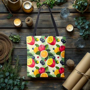 Bolso De Tela Fruta personalizada - Estilo de vida saludable vib