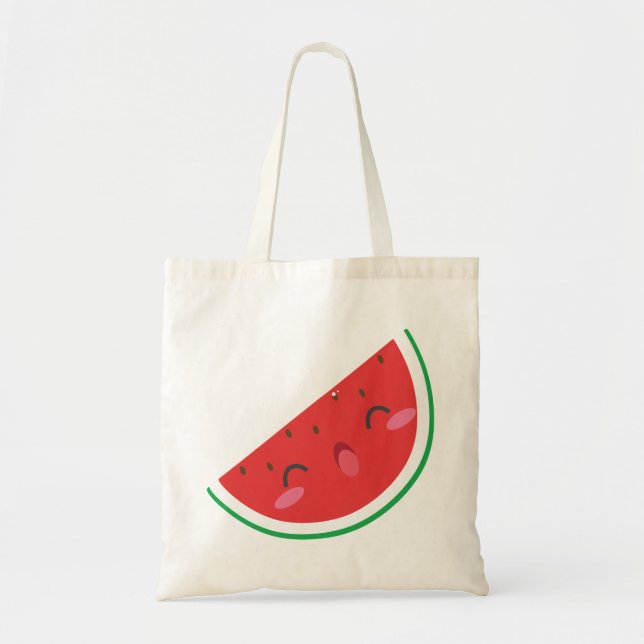 Bolso De Tela Fruta, sandía, linda (Frente)