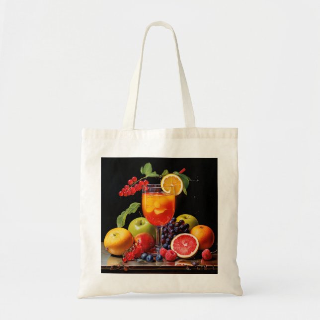 Bolso De Tela Frutas (Frente)