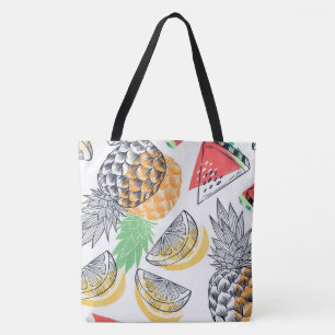 Bolso De Tela Frutas