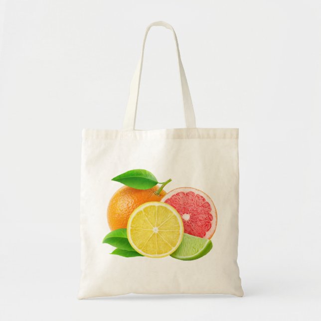 Bolso De Tela Frutas cítricas (Frente)