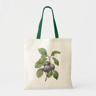 Bolso De Tela Frutas Comestibles Antiguas, Ciruelas de Jardín Mo