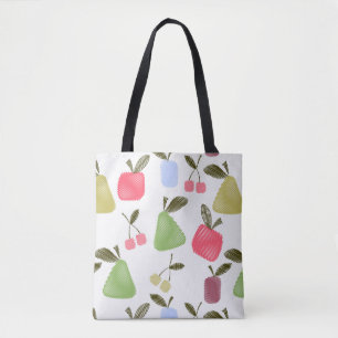 Bolso De Tela Frutas de personalizado sin foco raspadas manzanas