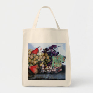 BOLSO DE TELA FRUTAS DE TEMPORADA 1 - GRAPAS Y PERLAS