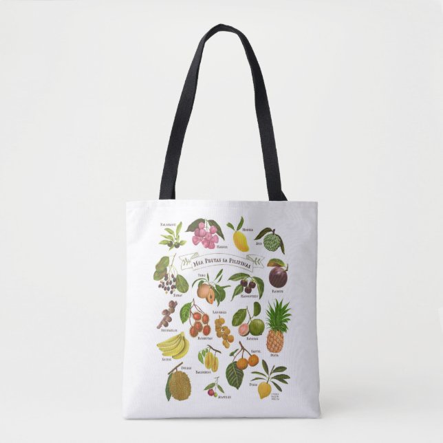 Bolso De Tela Frutas en Filipinas (Anverso)