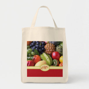 Bolso De Tela Frutas frescas deliciosas naturales jugosas cones