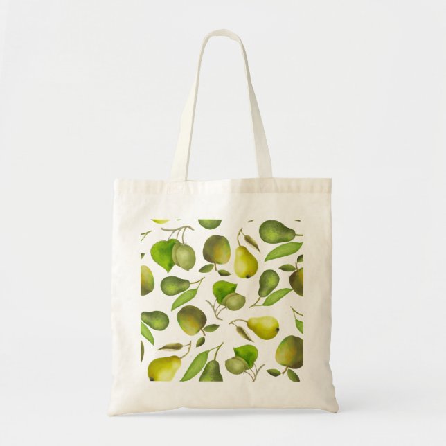 Bolso De Tela Frutas verdes frescas (Frente)