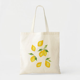 Bolso De Tela Fruto cutáneo de limón amarillo