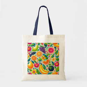 Bolso De Tela Frutos coloridos