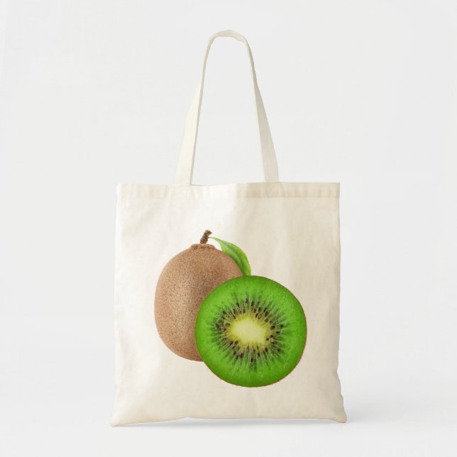 Bolso De Tela Frutos de Kiwi (Frente)