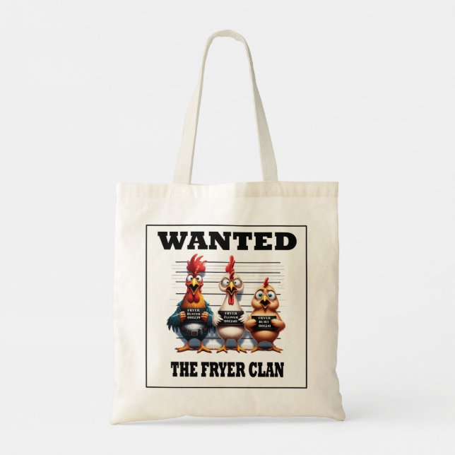 Bolso De Tela Fryer Clan - Tote Bag (Reverso)