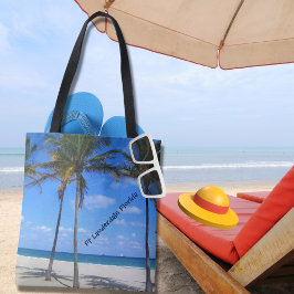 Bolso De Tela Ft Lauderdale Florida Sand Beach & Palm Trees