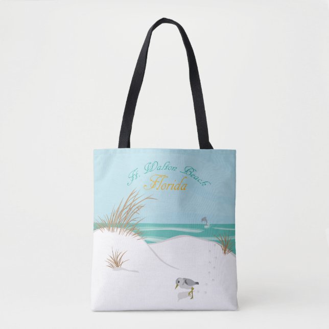 Bolso De Tela Ft. Walton Beach (Florida) (Anverso)