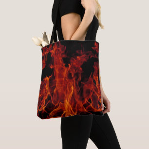 Bolso De Tela Fuego