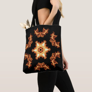 Bolso De Tela Fuego de seda de galaxia
